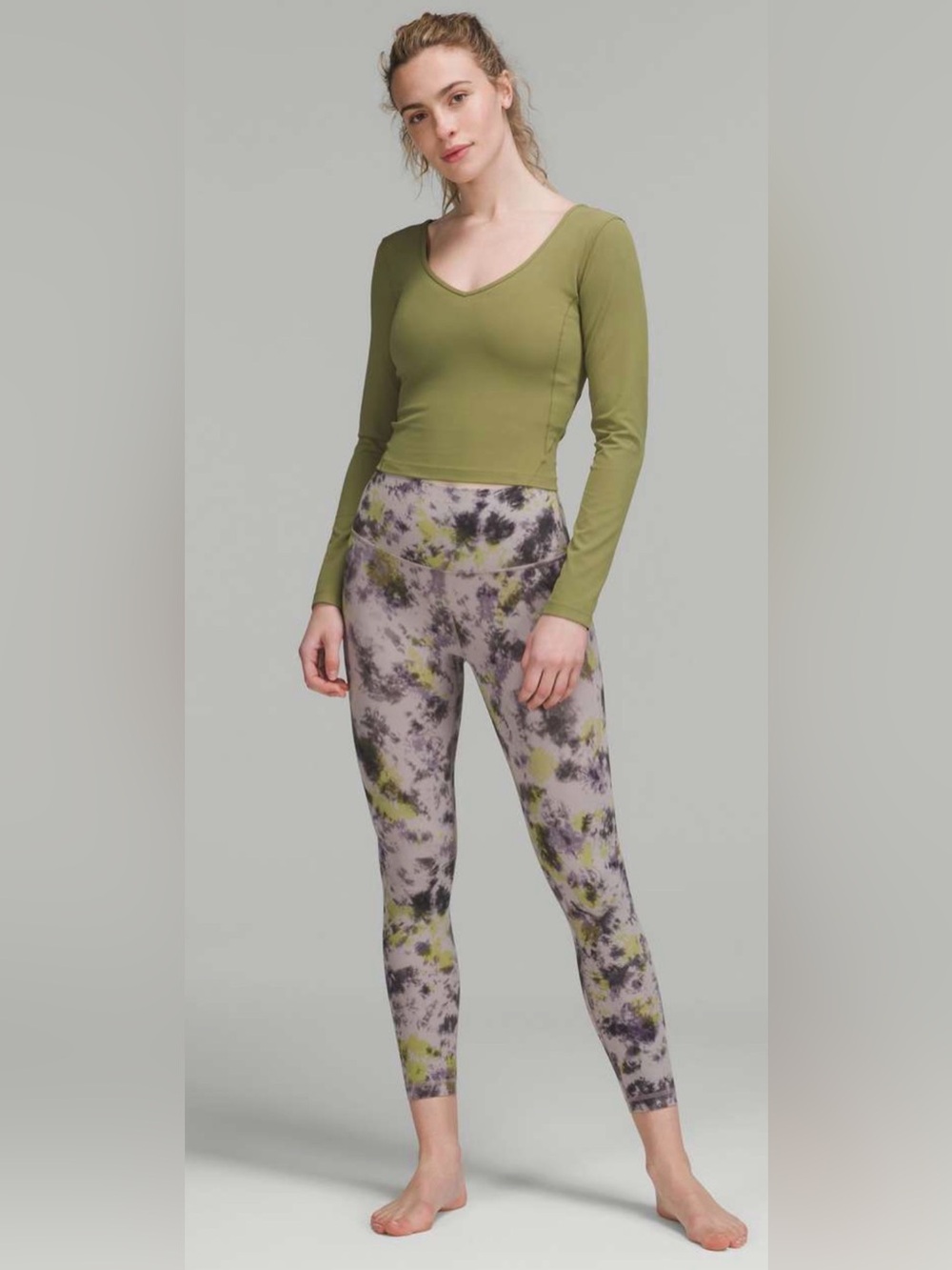 Lululemon Align Long Sleeve Shirt – Est. Size 4–6 – Bronze Green